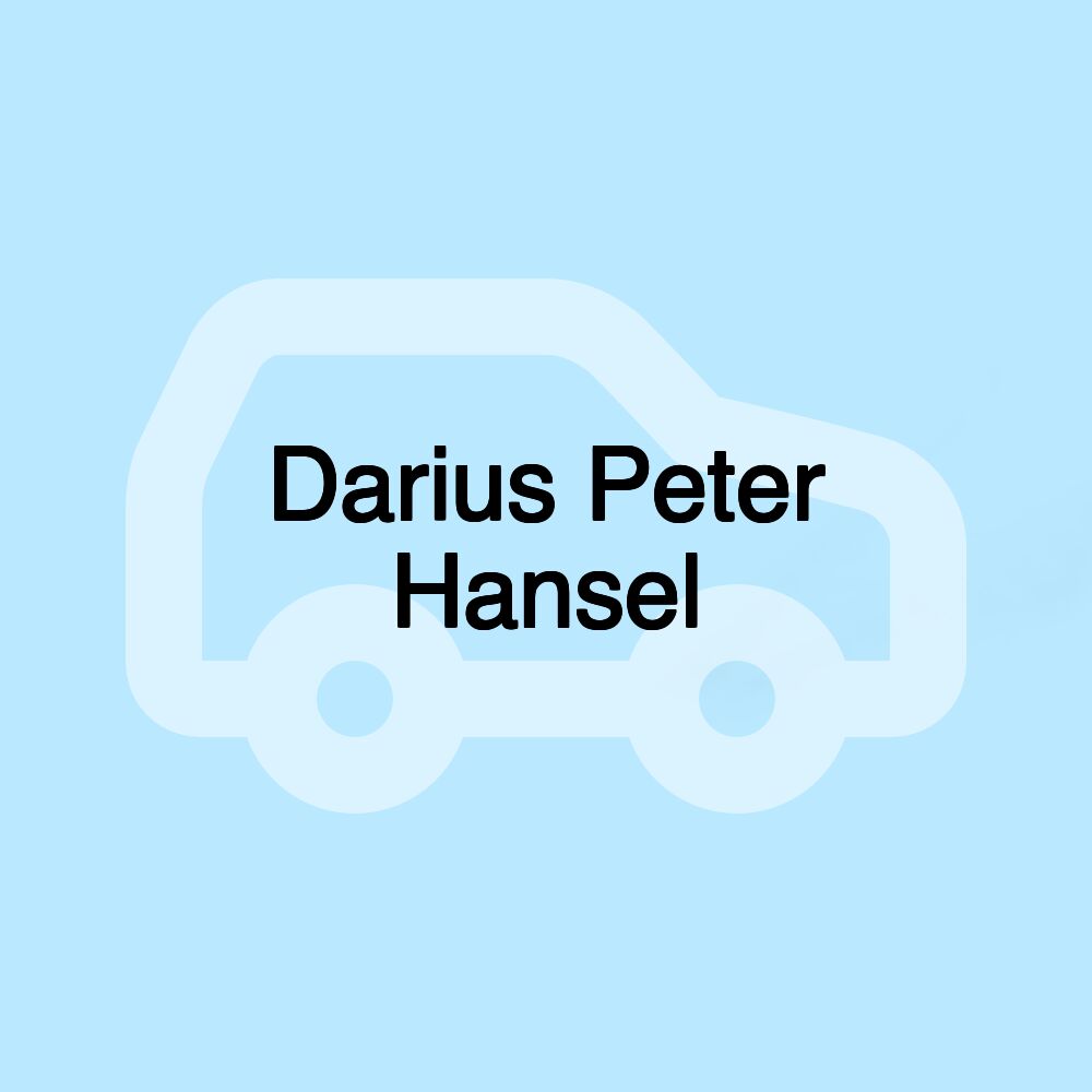 Darius Peter Hansel