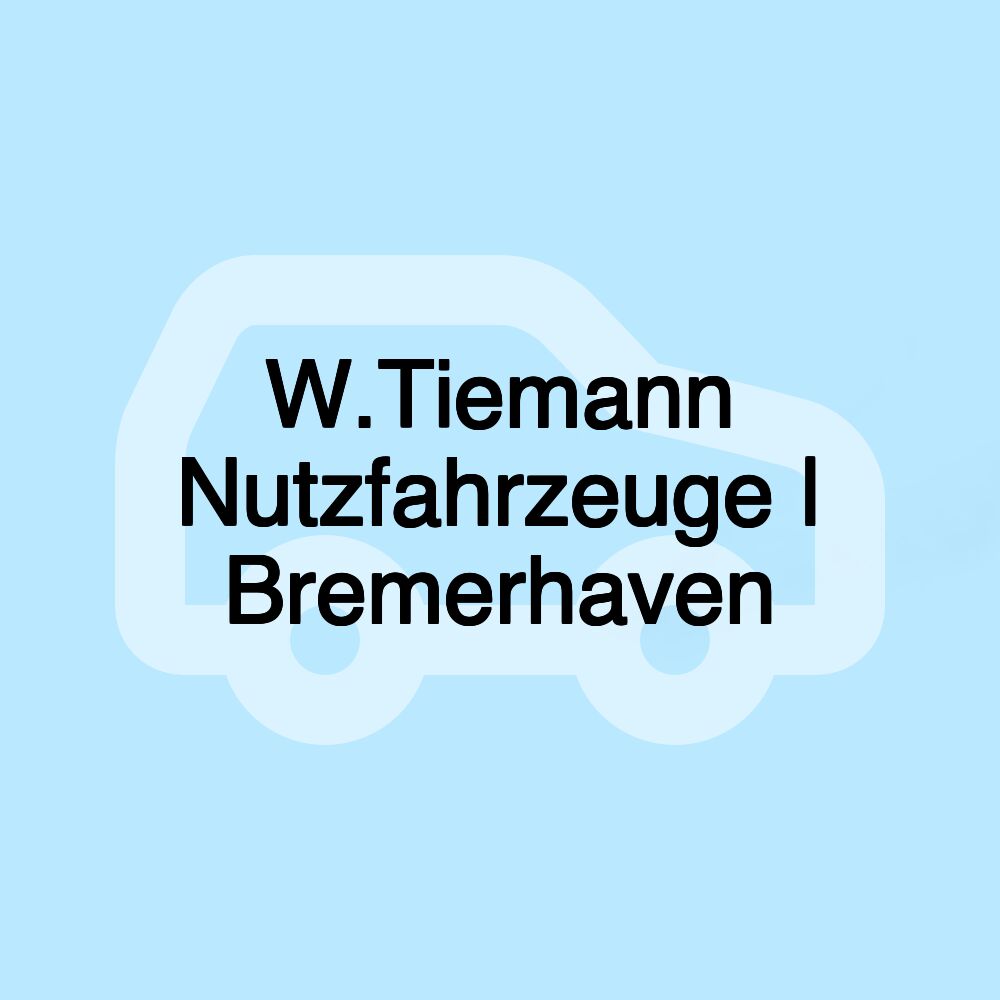 W.Tiemann Nutzfahrzeuge | Bremerhaven