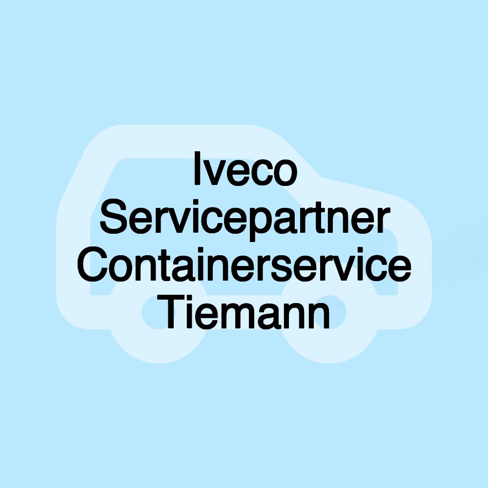 Iveco Servicepartner Containerservice Tiemann