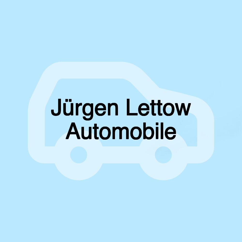 Jürgen Lettow Automobile