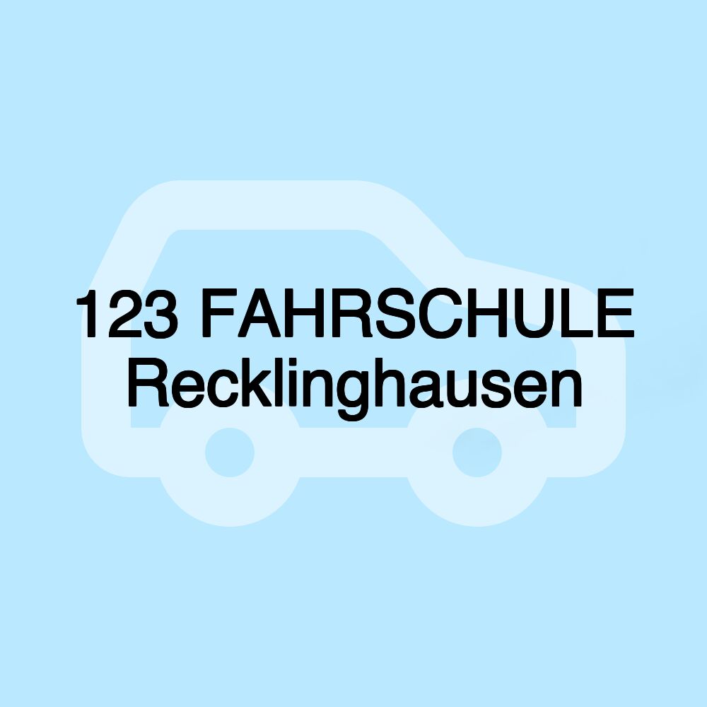 123 FAHRSCHULE Recklinghausen