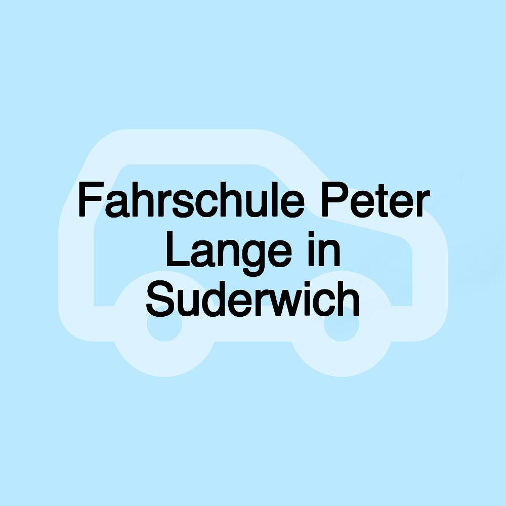 Fahrschule Peter Lange in Suderwich