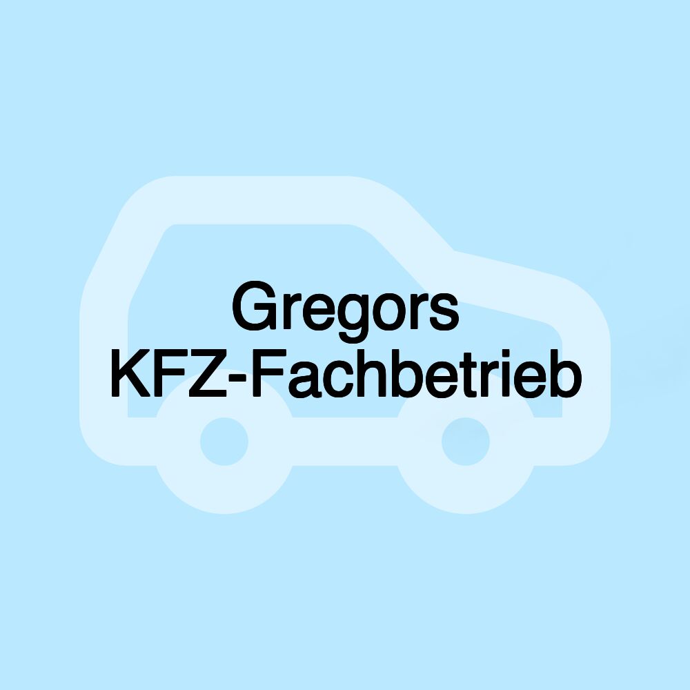 Gregors KFZ-Fachbetrieb