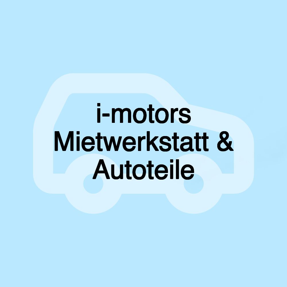 i-motors Mietwerkstatt & Autoteile