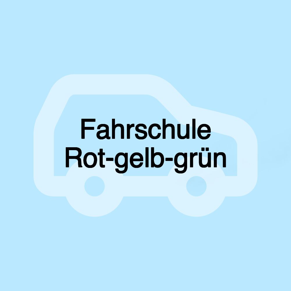 Fahrschule Rot-gelb-grün