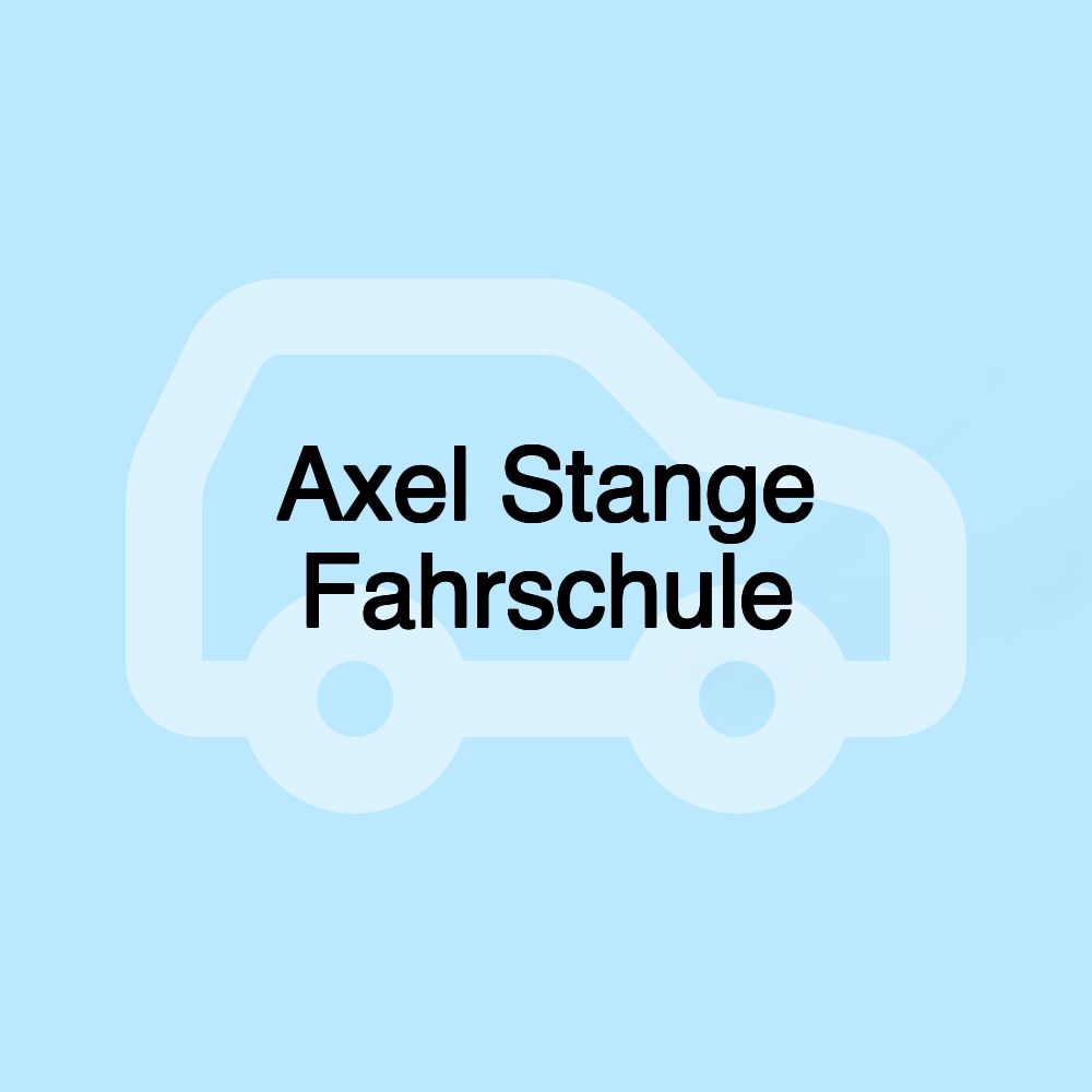 Axel Stange Fahrschule