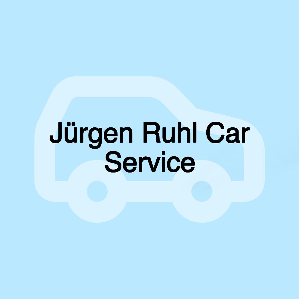 Jürgen Ruhl Car Service