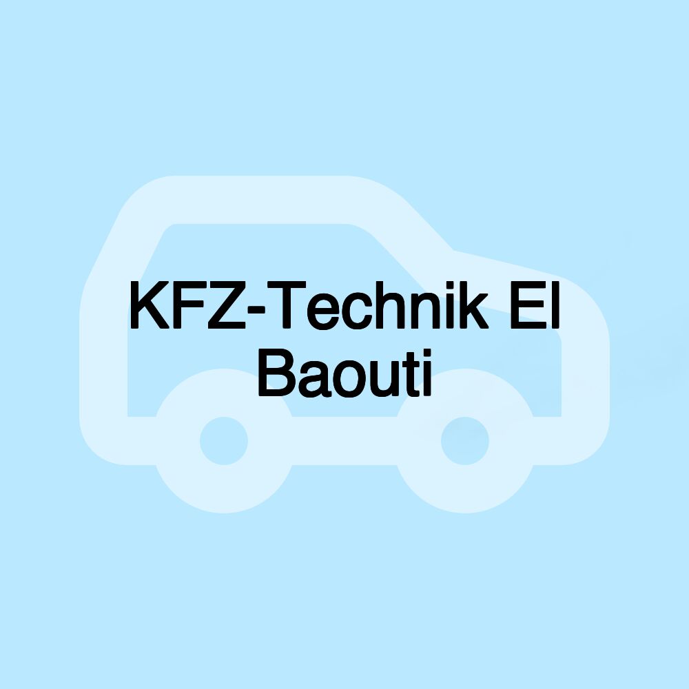 KFZ-Technik El Baouti