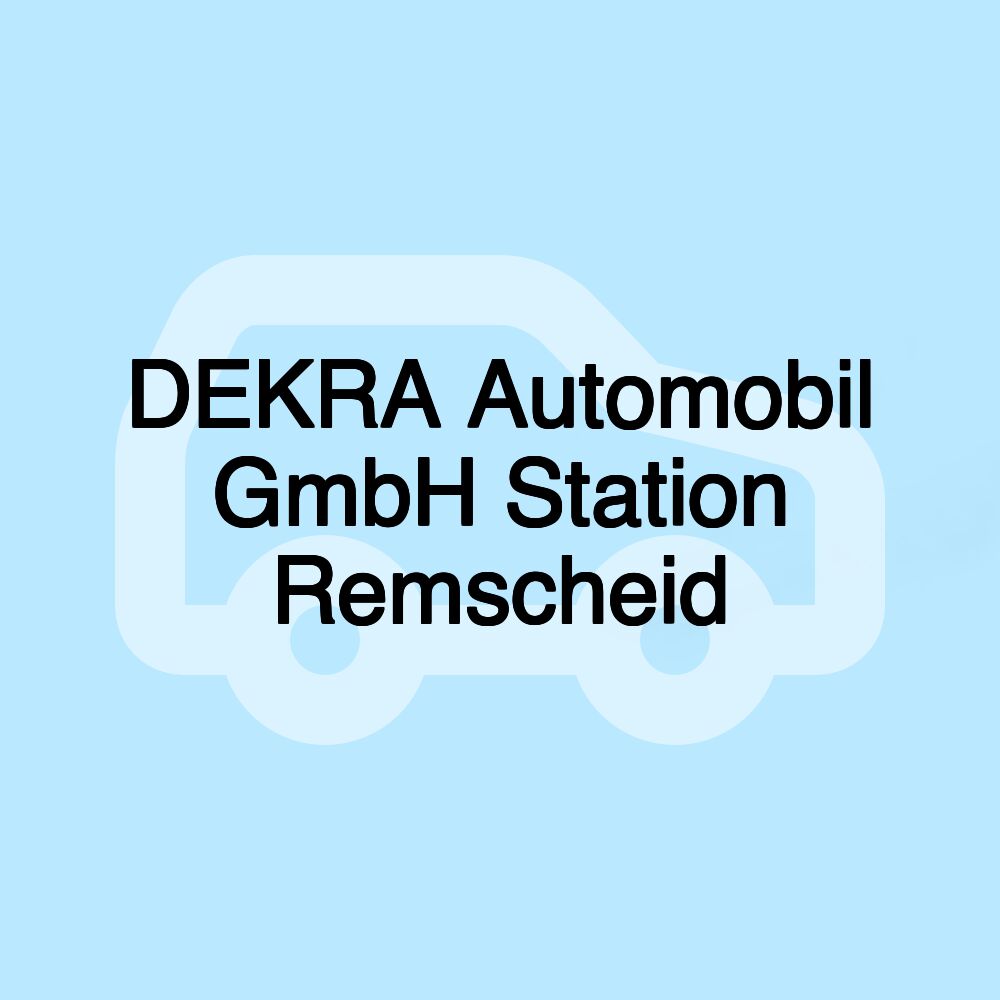 DEKRA Automobil GmbH Station Remscheid