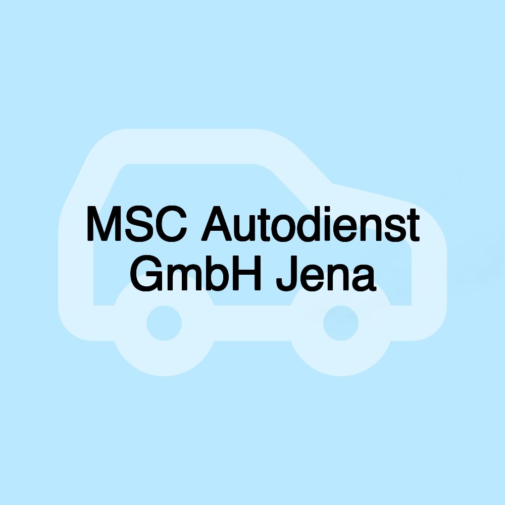 MSC Autodienst GmbH Jena