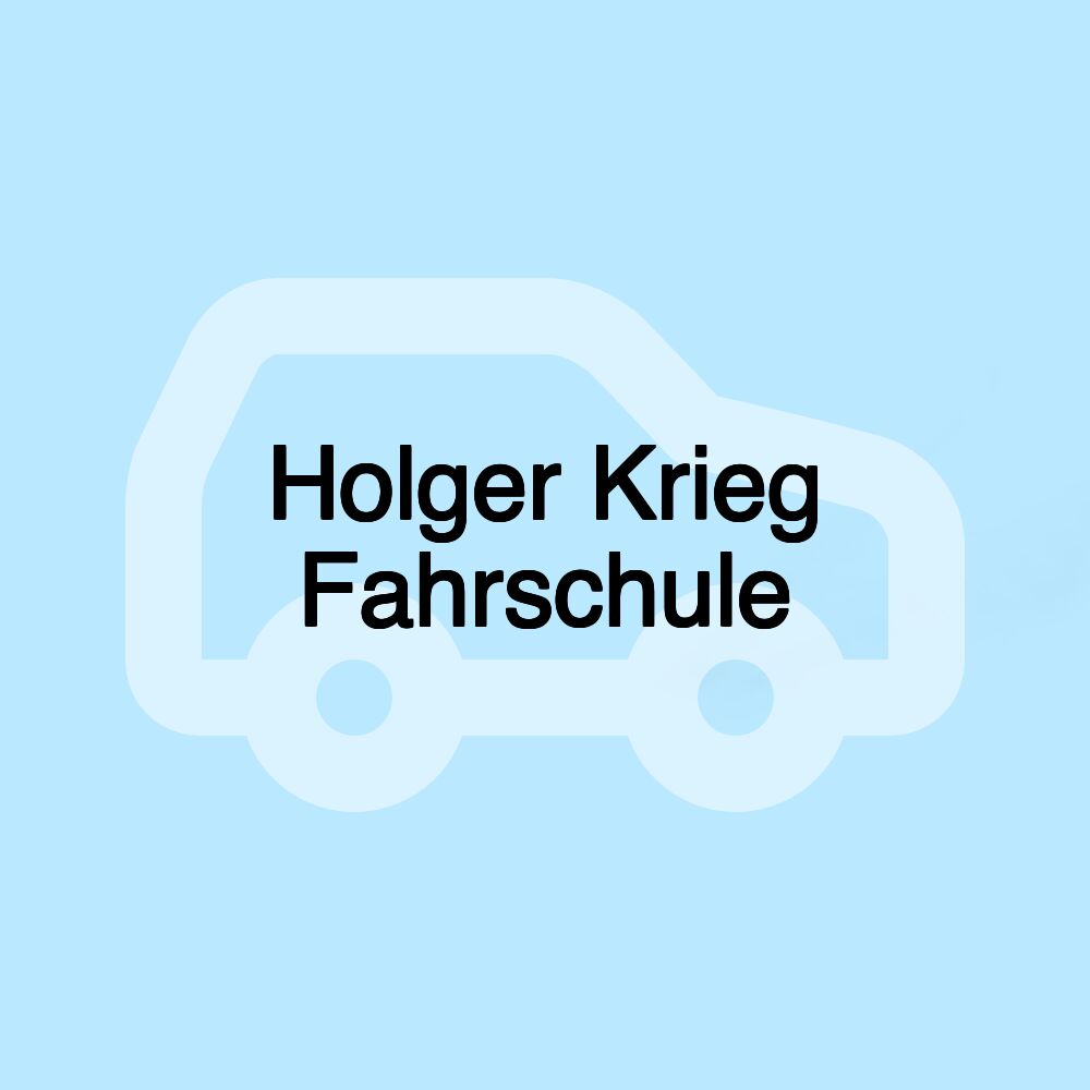 Holger Krieg Fahrschule