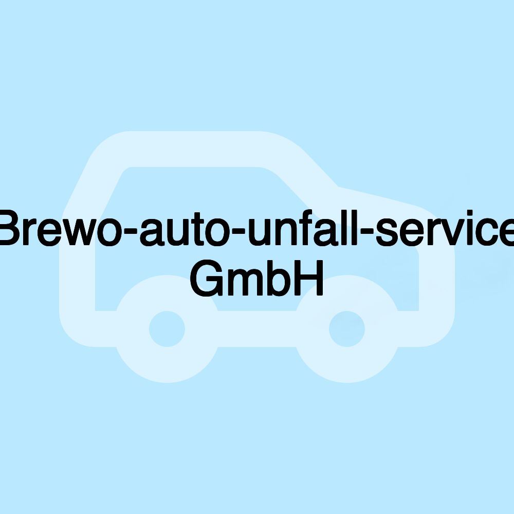 Brewo-auto-unfall-service GmbH