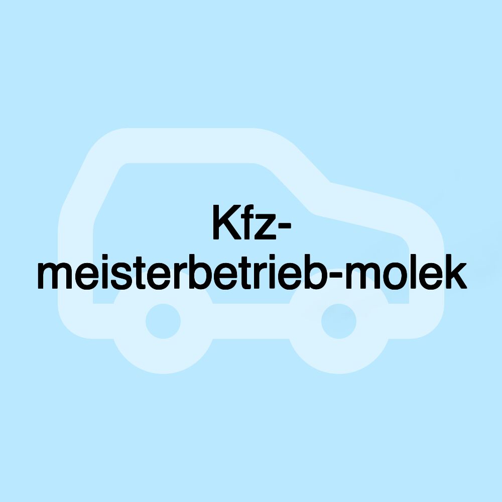 Kfz- meisterbetrieb-molek