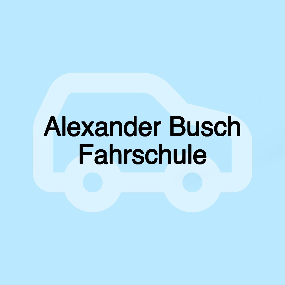 Alexander Busch Fahrschule