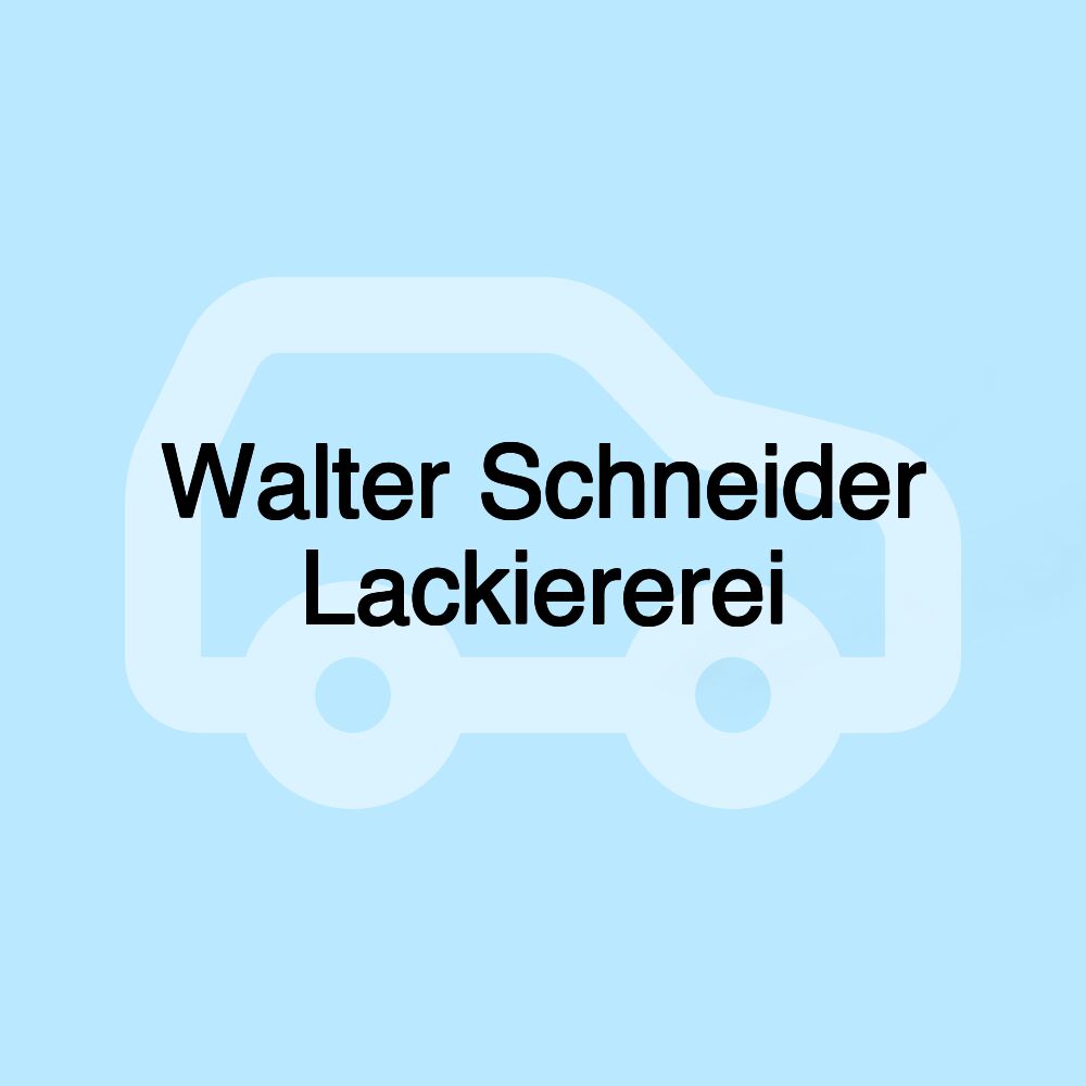 Walter Schneider Lackiererei