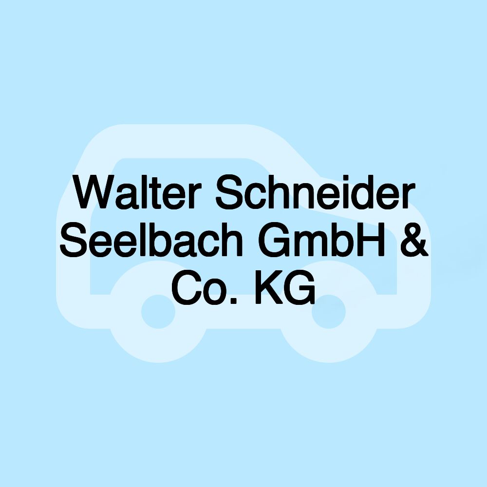 Walter Schneider Seelbach GmbH & Co. KG