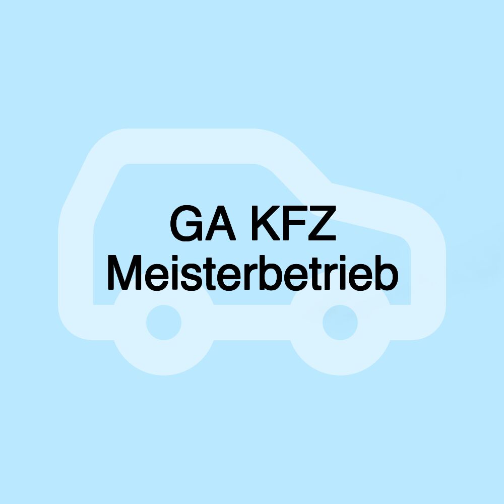 GA KFZ Meisterbetrieb