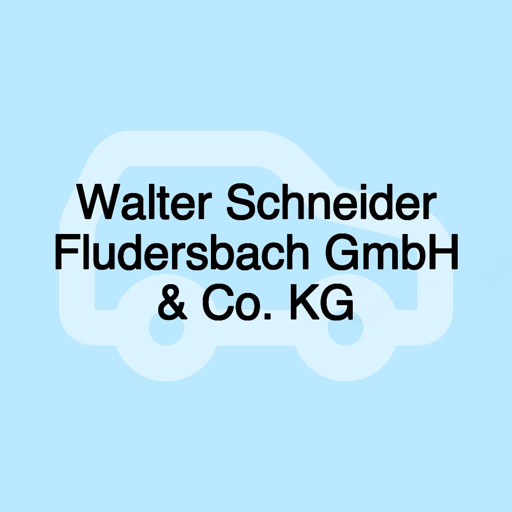 Walter Schneider Fludersbach GmbH & Co. KG