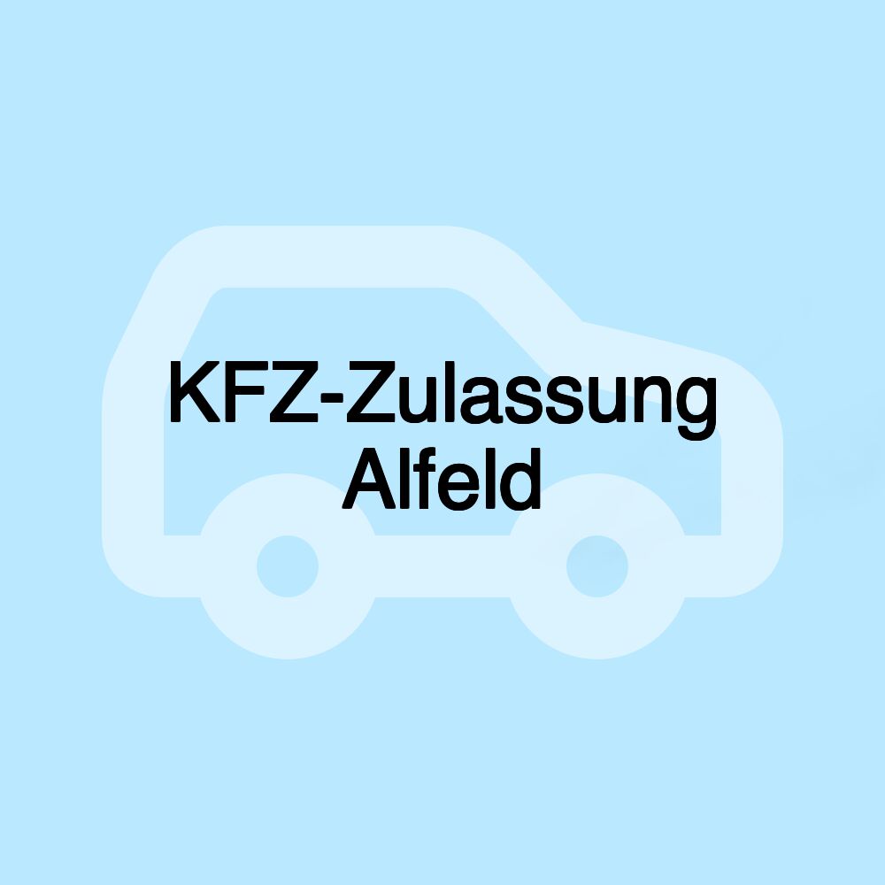 KFZ-Zulassung Alfeld