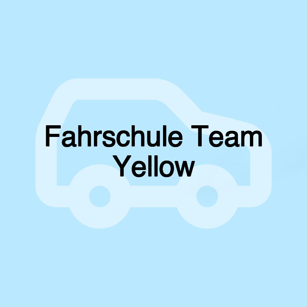 Fahrschule Team Yellow