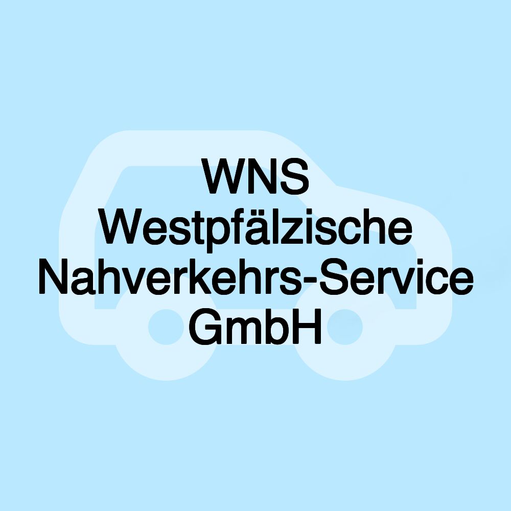 WNS Westpfälzische Nahverkehrs-Service GmbH