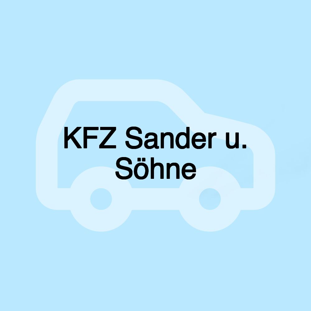 KFZ Sander u. Söhne