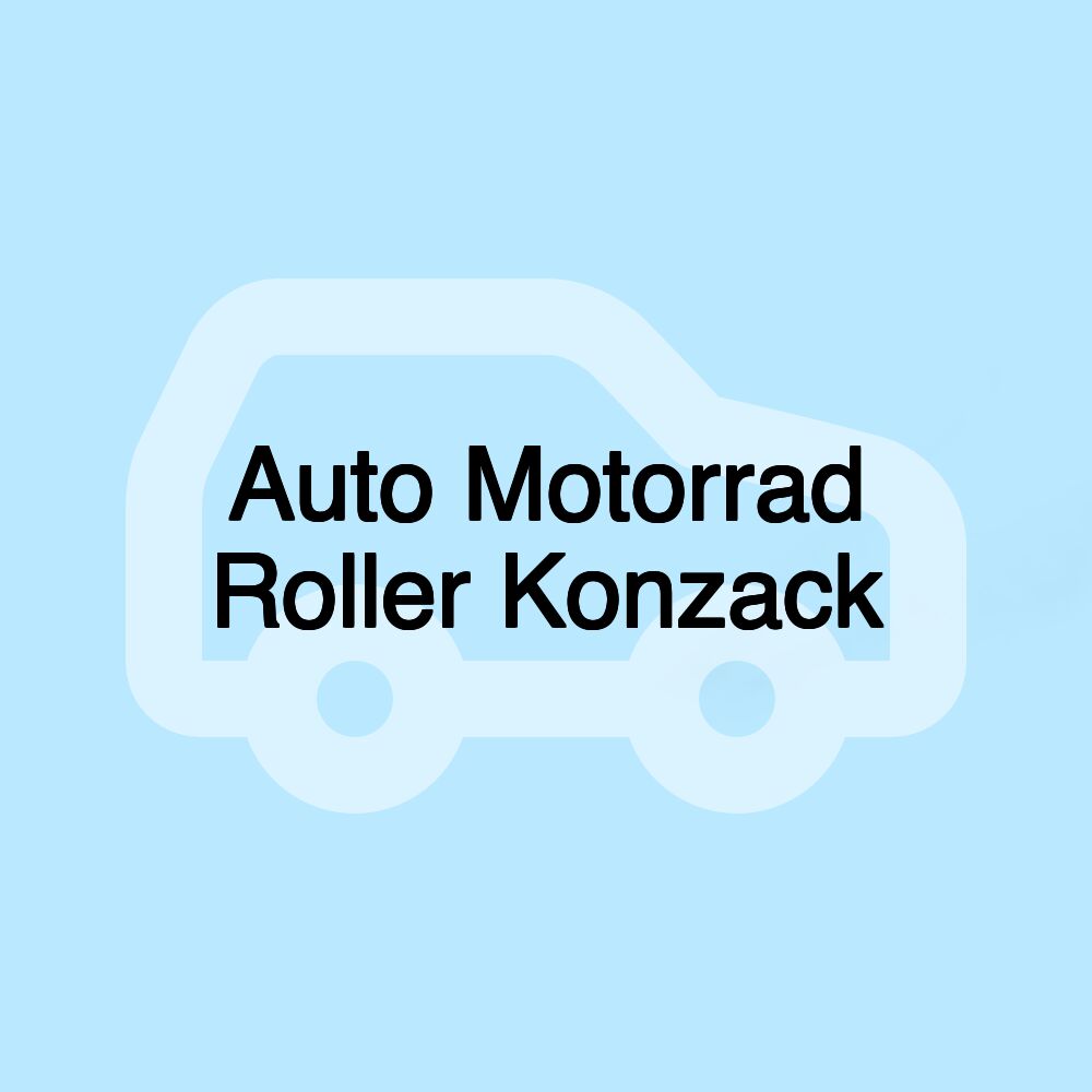 Auto Motorrad Roller Konzack