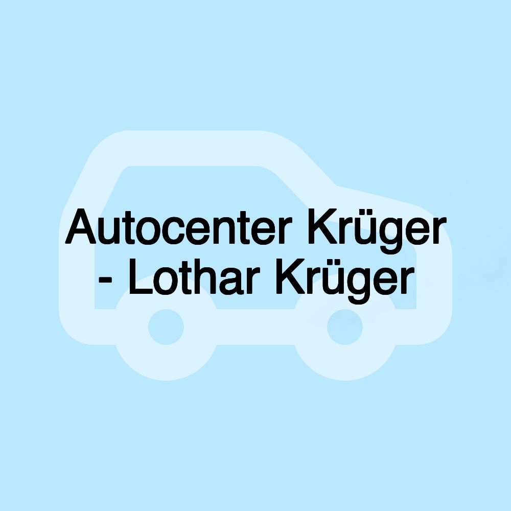 Autocenter Krüger - Lothar Krüger