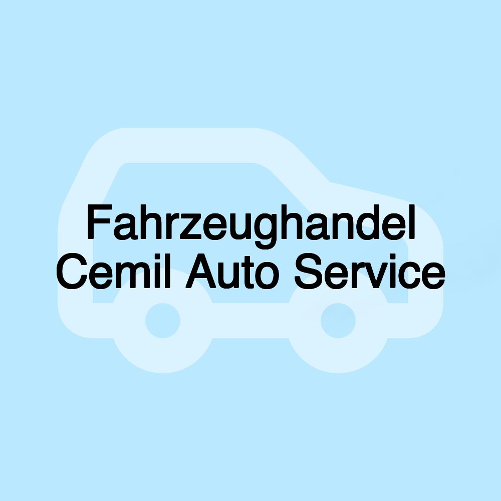 Fahrzeughandel Cemil Auto Service