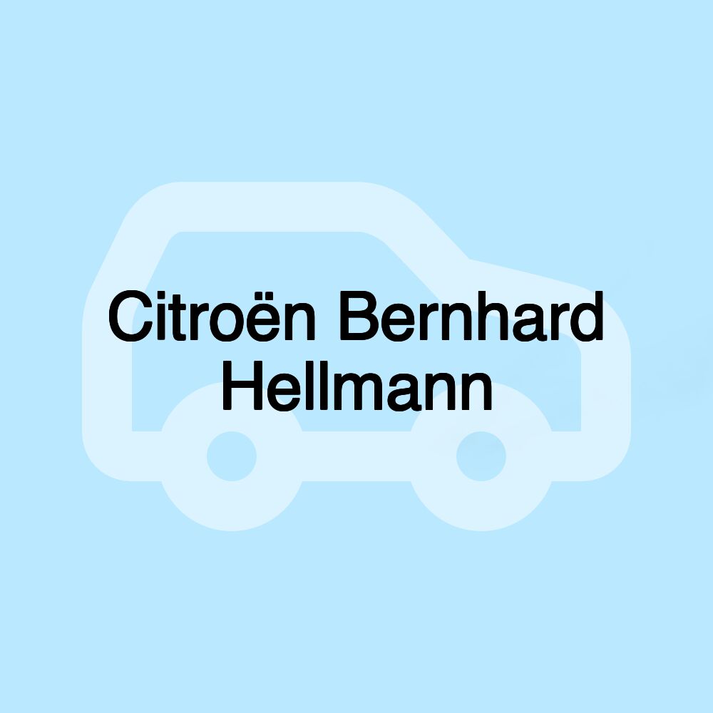 Citroën Bernhard Hellmann