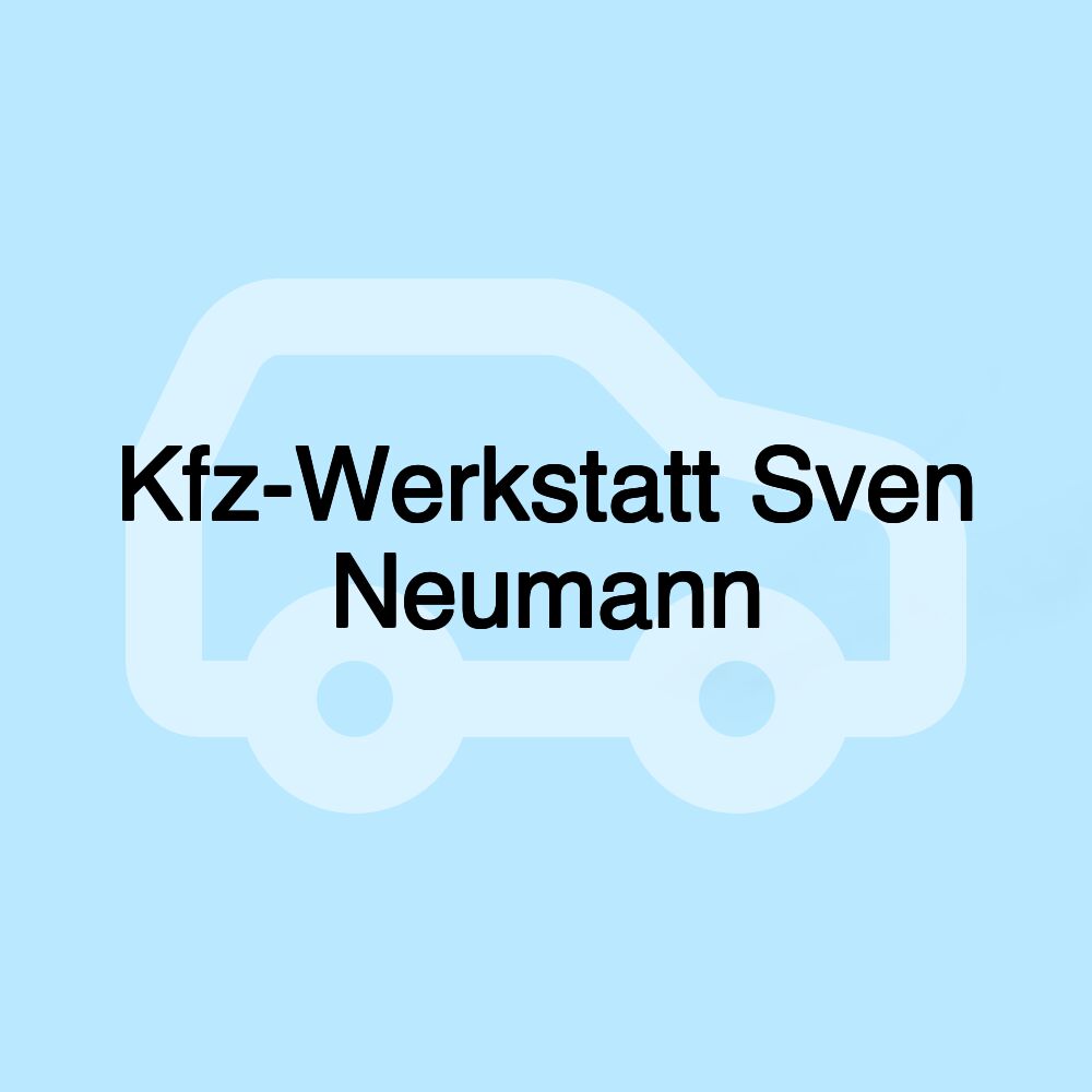 Kfz-Werkstatt Sven Neumann