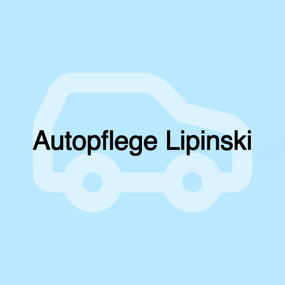 Autopflege Lipinski