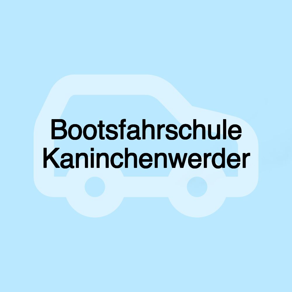 Bootsfahrschule Kaninchenwerder