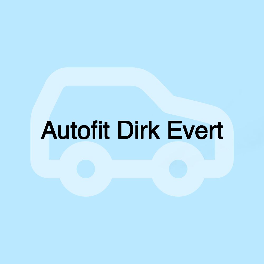 Autofit Dirk Evert