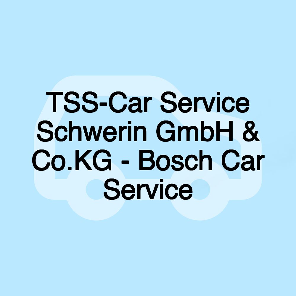 TSS-Car Service Schwerin GmbH & Co.KG - Bosch Car Service