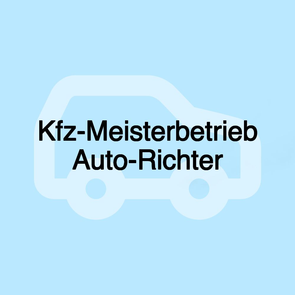 Kfz-Meisterbetrieb Auto-Richter