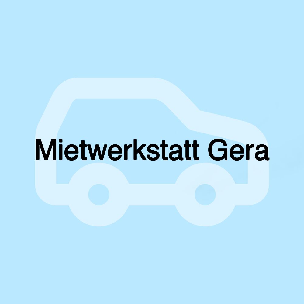 Mietwerkstatt Gera