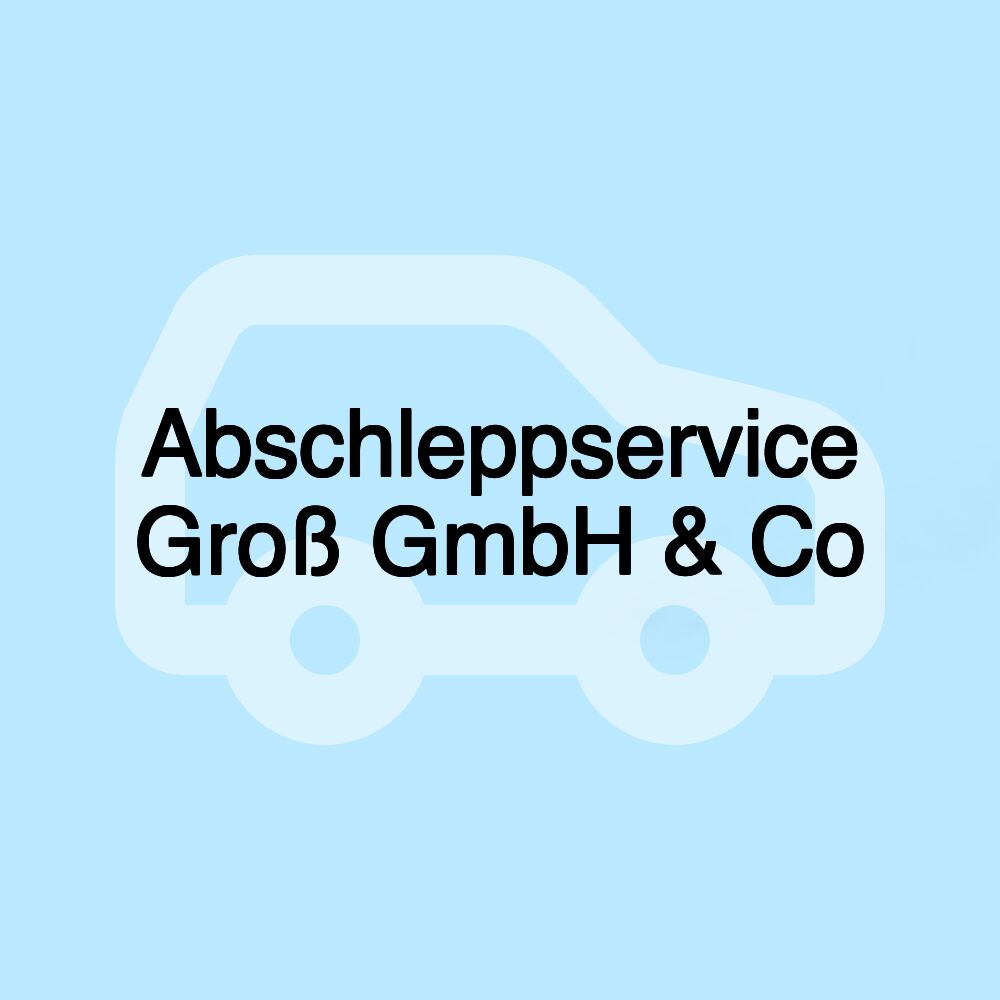 Abschleppservice Groß GmbH & Co