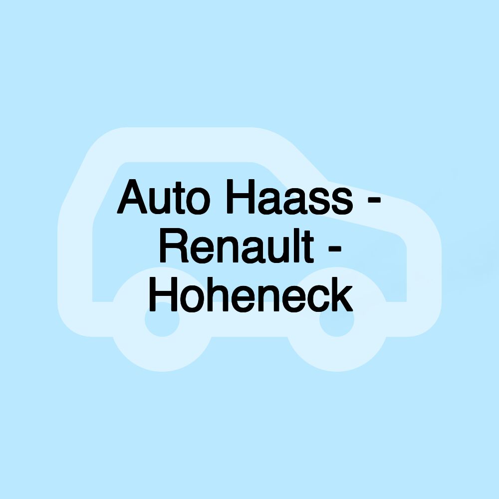 Auto Haass - Hoheneck - Werkstatt - Karosserie