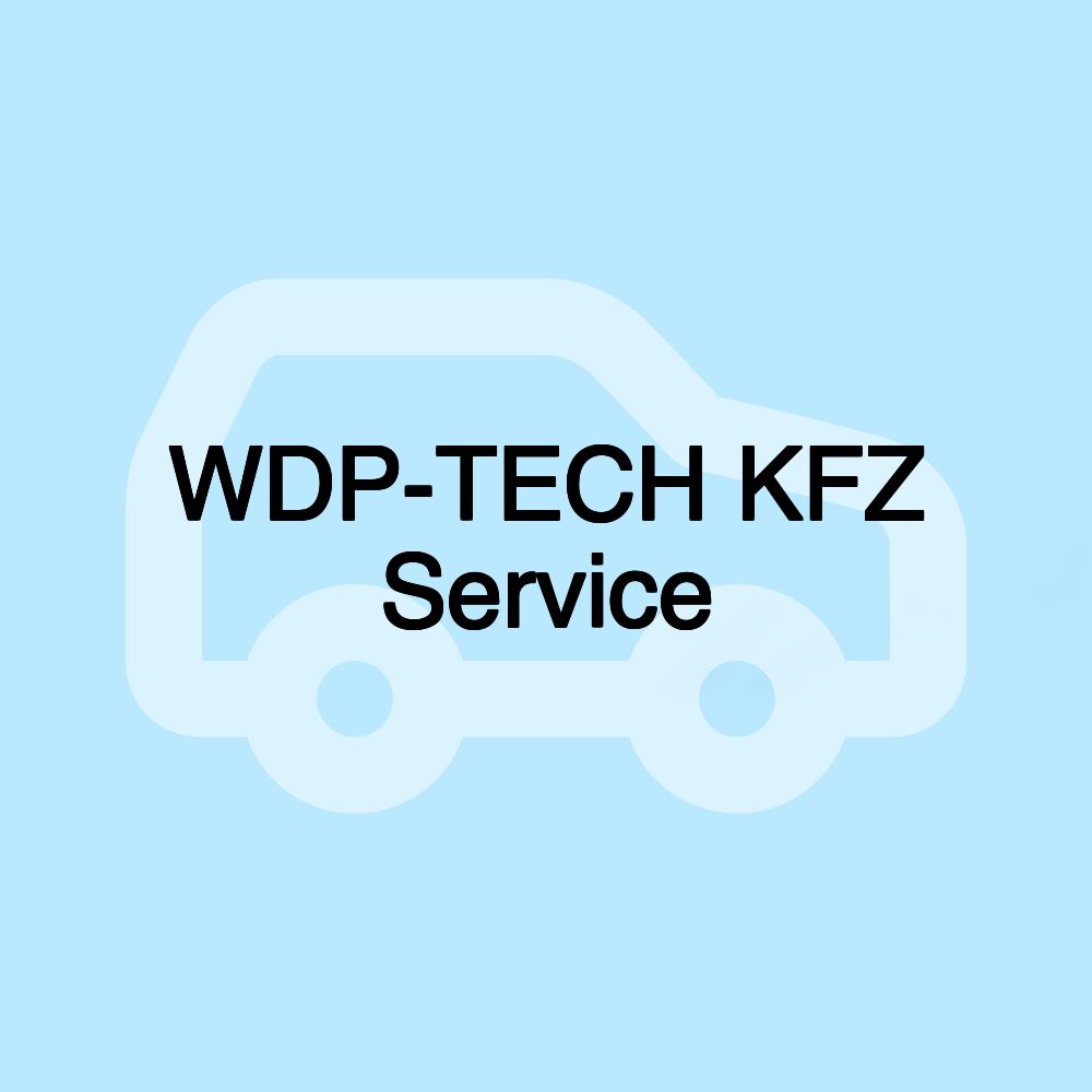 WDP-TECH KFZ Service