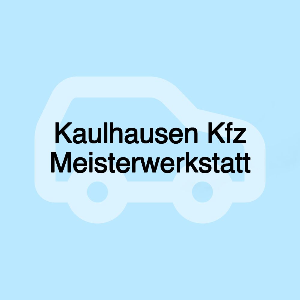 Kaulhausen Kfz Meisterwerkstatt