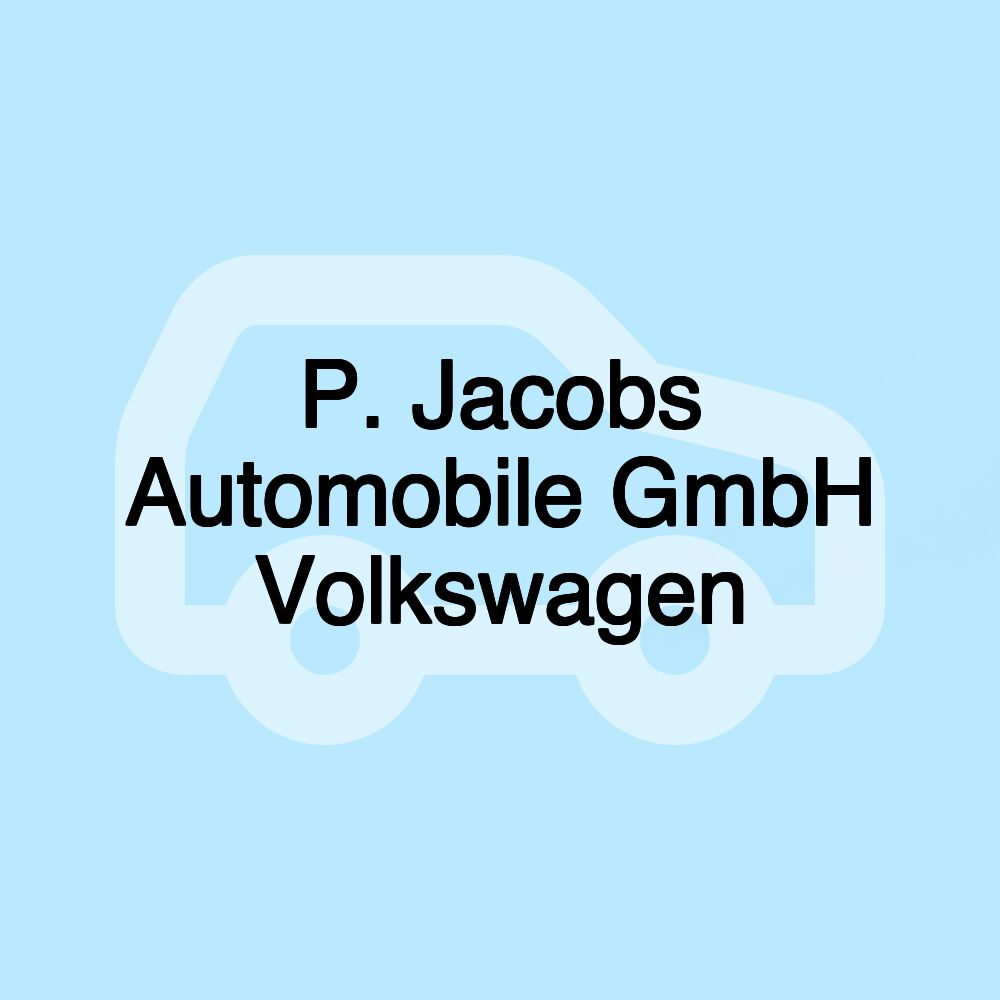 P. Jacobs Automobile GmbH Volkswagen