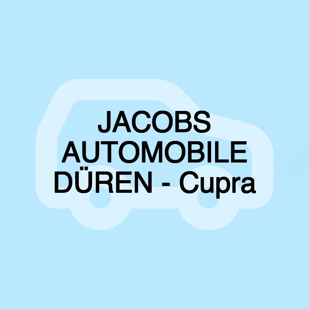 JACOBS AUTOMOBILE DÜREN - Cupra