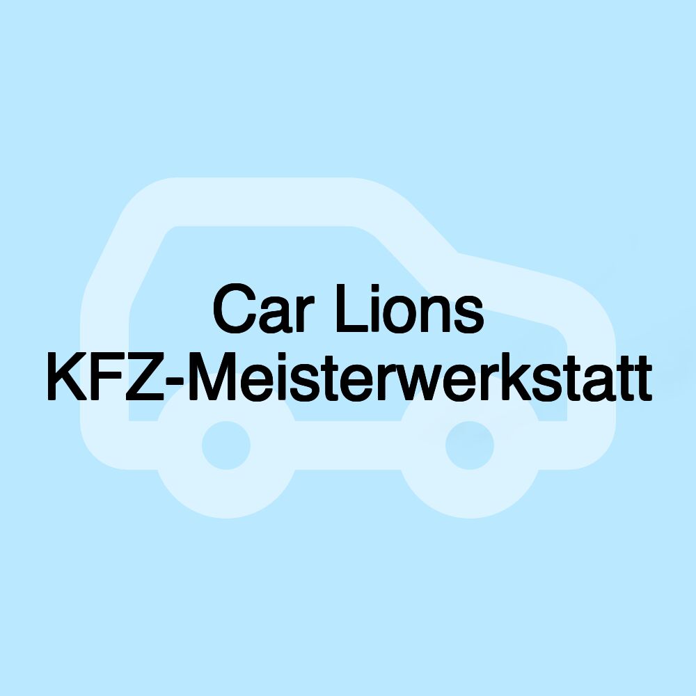 Car Lions KFZ-Meisterwerkstatt