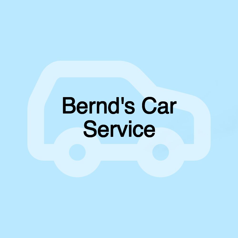 Bernd's Car Service