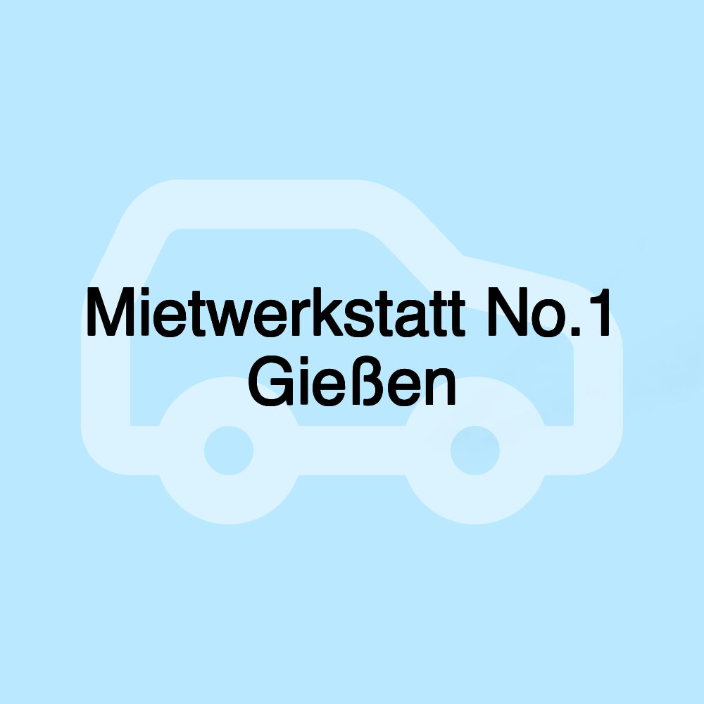 Mietwerkstatt No.1 Gießen