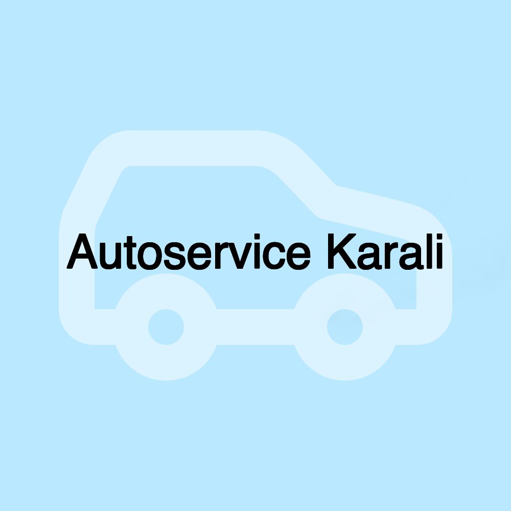 Autoservice Karali