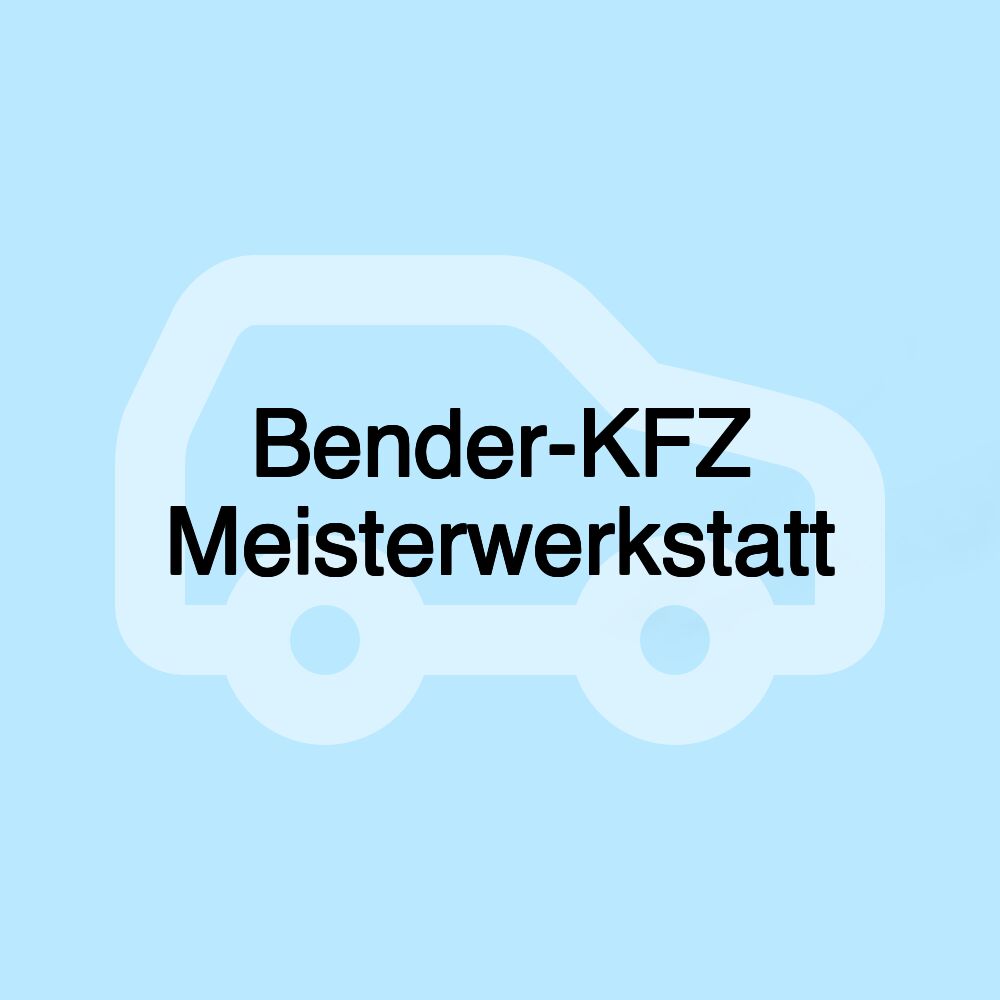 Bender-KFZ Meisterwerkstatt