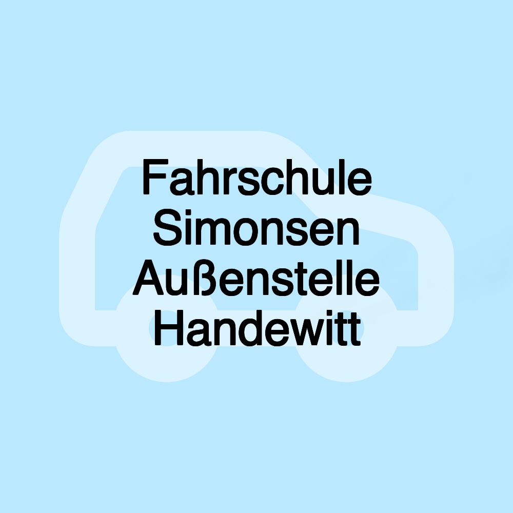 Fahrschule Simonsen Außenstelle Handewitt