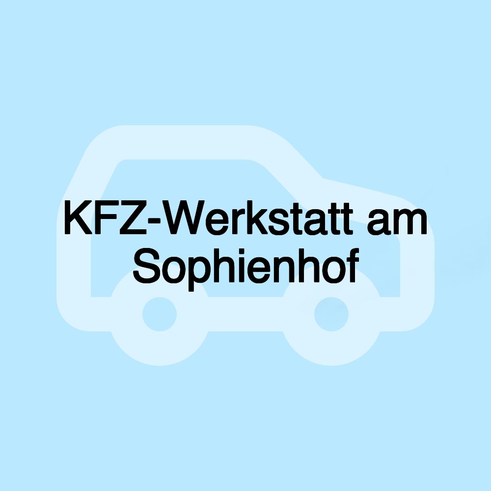 KFZ-Werkstatt am Sophienhof